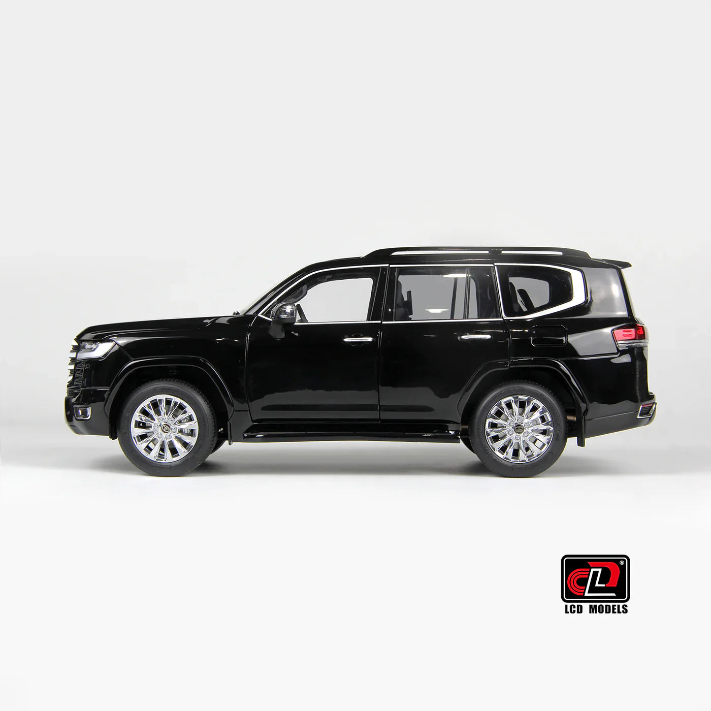LCD Toyota Land Cruiser 300 ZX Black 1:18 Scale Diecast Model