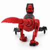 TC02 RC Fire Steel Dinosaur Toy – Red/Black
