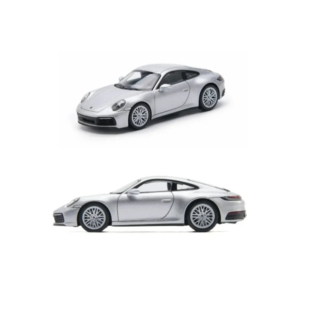 PRE-ORDER ALMOST REAL Porsche 911 Carrera 992.1 GT Silver 1:64 Scale Diecast Model
