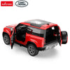 Rastar Land Rover Defender 90 Red 1:24 Scale Diecast Model