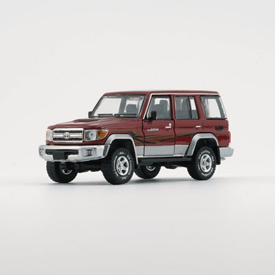 BMC 1:64 Toyota Land Cruiser LC76 – Dark Red (LHD)