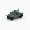 BMC 1:64 Humvee 4-CT – Matte Dark Gray with Stand Plate