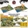 BMC Diorama City_003 Camp Site Version Orange Tent, 1:64 Scale