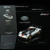 ALMOST REAL Pagani Zonda R White 1:64 Scale Diecast Model