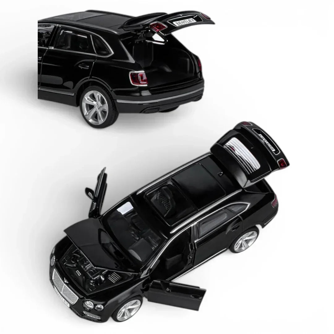 Premium scale diecast model car  – Bentley Bentayga, 1:32 Scale (Black) Collectible