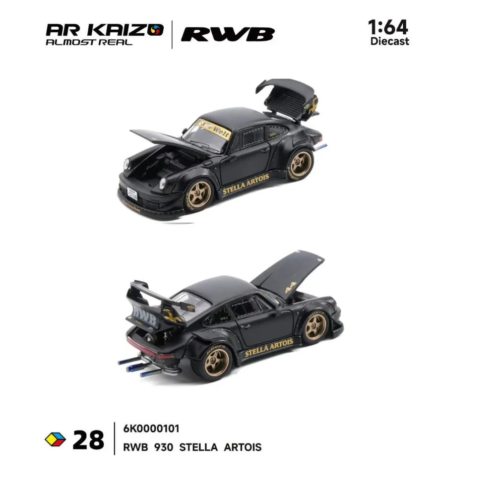 PRE-ORDER ALMOST REAL RWB 993 Army Girl 1:64 Scale Diecast Model