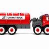 FC22 DIY Puzzle Assemble Fire Trailer Toy