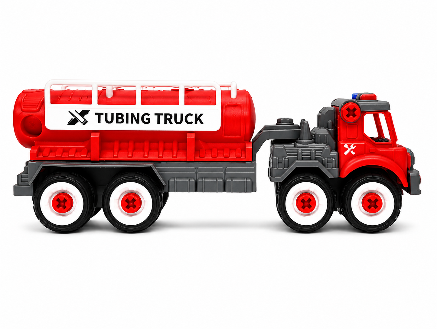 FC22 DIY Puzzle Assemble Fire Trailer Toy