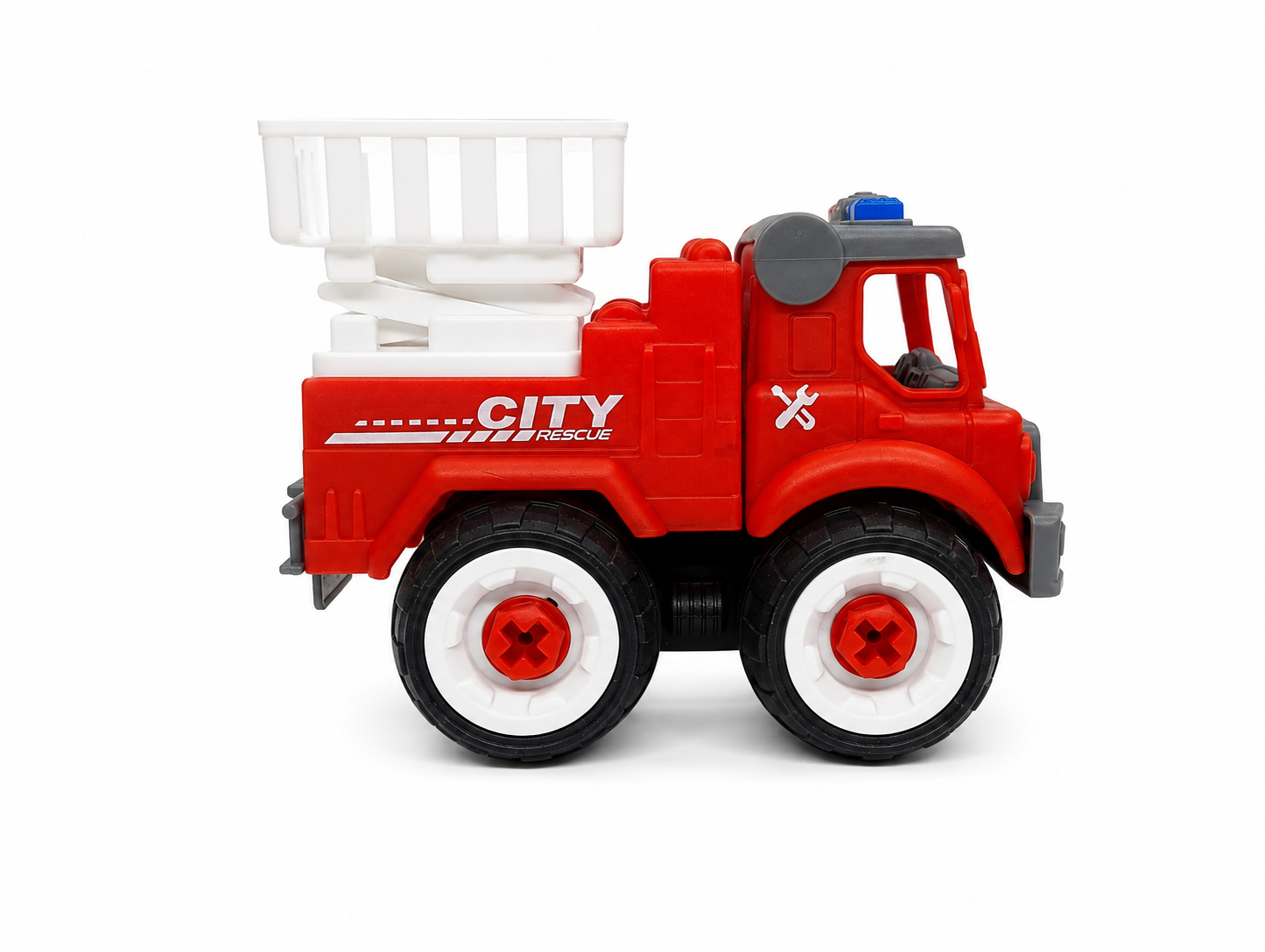 FC26 DIY Puzzle Fire Truck Toy Set – Pack of 4