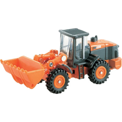 Takara Tomy Tomica No.71 Hitachi ZW220 Construction Machinery Wheel Loader 1:110 Scale (Orange)