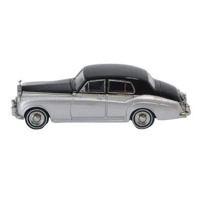 GFCC Rolls Royce Silver Cloud 1955 Silver & Black 1:64 Scale Diecast Model