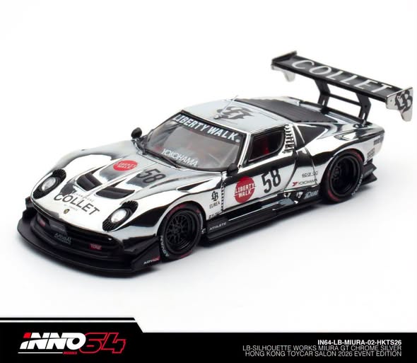 *HKTCS* LB Silhouette Works Miura GT - Hong Kong Toy Car Salon 2026 Event Exclusive (Chance of Chase Car), 1:64 Scale - INNO64