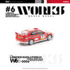 PRE-ORDER Works Model Mitsubishi Lancer Evolution VI Tommi Makinen 2001 WRC Catalunya, 1:64 Scale