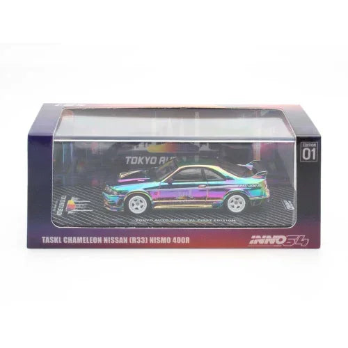 Nissan Skyline GT-R (R33) Nismo 400R Tokyo Auto Salon Kuala Lumpur Exclusive Edition 2024, 1:64 Scale (Chameleon) - INNO64