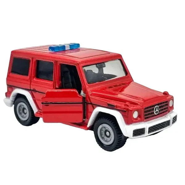Takara Tomy Tomica No.63 Mercedes-Benz G-Class Fire Command Vehicle 1:62 Scale (Red)