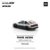 POPRACE RWB Toyota AE86 White Black 1:64 Scale Diecast Model (Pre-Order)
