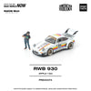 POPRACE RWB Porsche 930 Apple With Figure 1:64 Scale Diecast Model (Pre-Order)