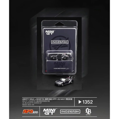 Mini GT Nissan 35GT-RR Ver.2 Inozetek Ultra Dark Purple, 1:64 scale APAXPO 2026 edition