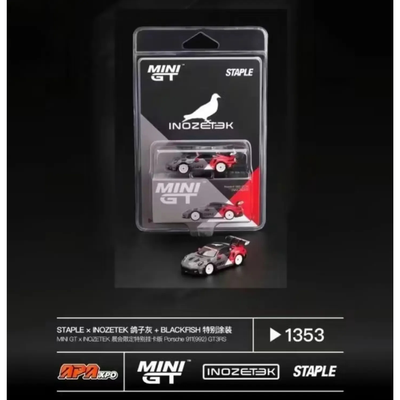 Porsche 911 GT3 RS Staple Inozetek by MINI GT – 1:64 scale, view 1