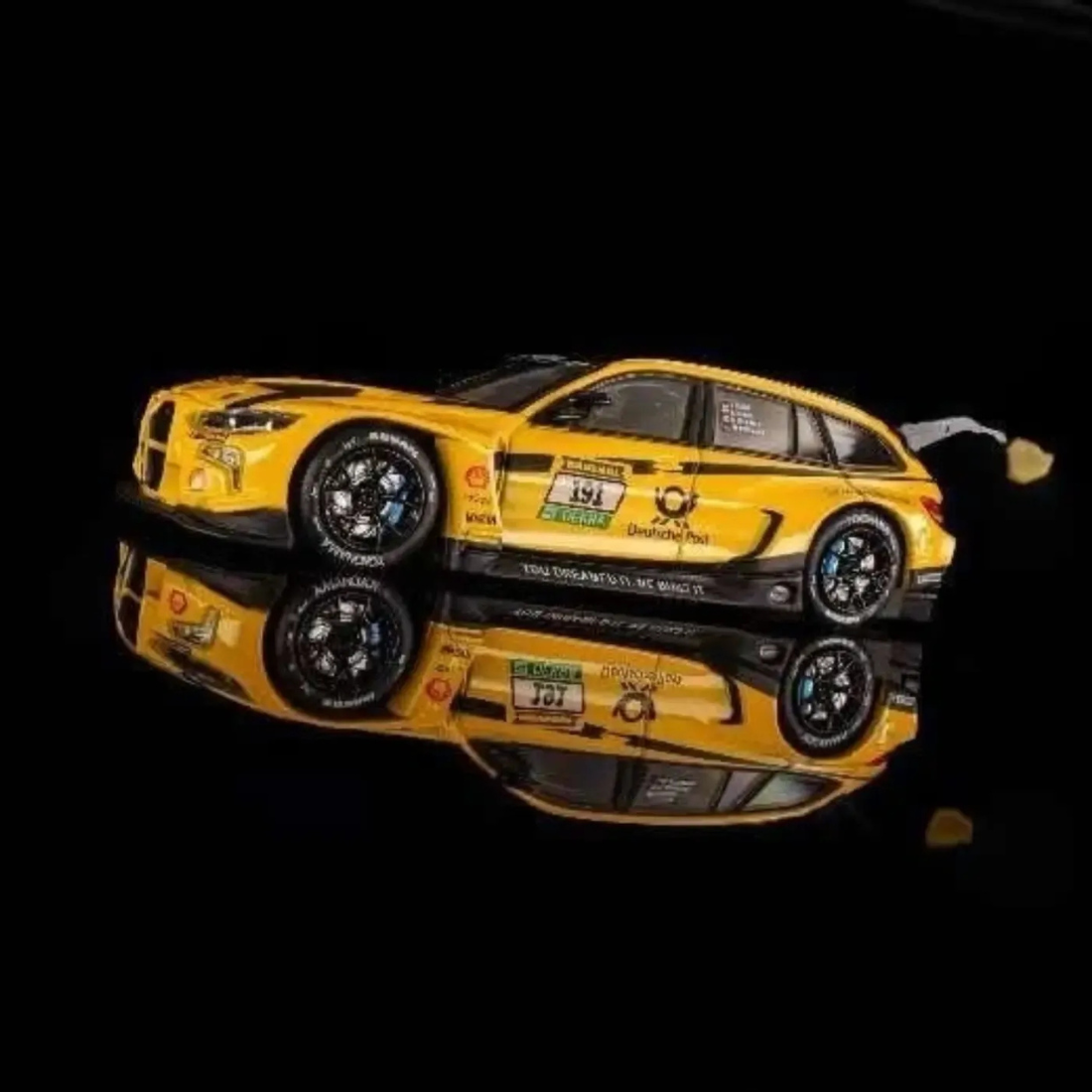 BMW M3 Touring GT3 Yellow by GOP Speed Model – 1:64 scale, view 2