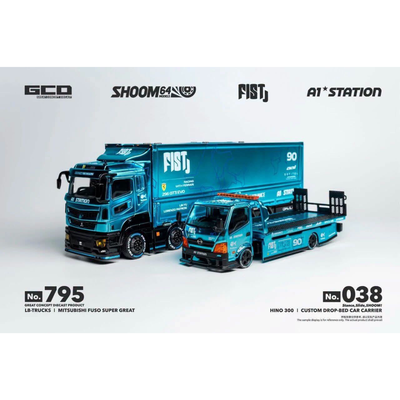 Fist Auto A1 Station 296 GT3 Evo Linyu Lorenzo Patrese 1:64 Scale by GCD x SHOOM 64 – view 2