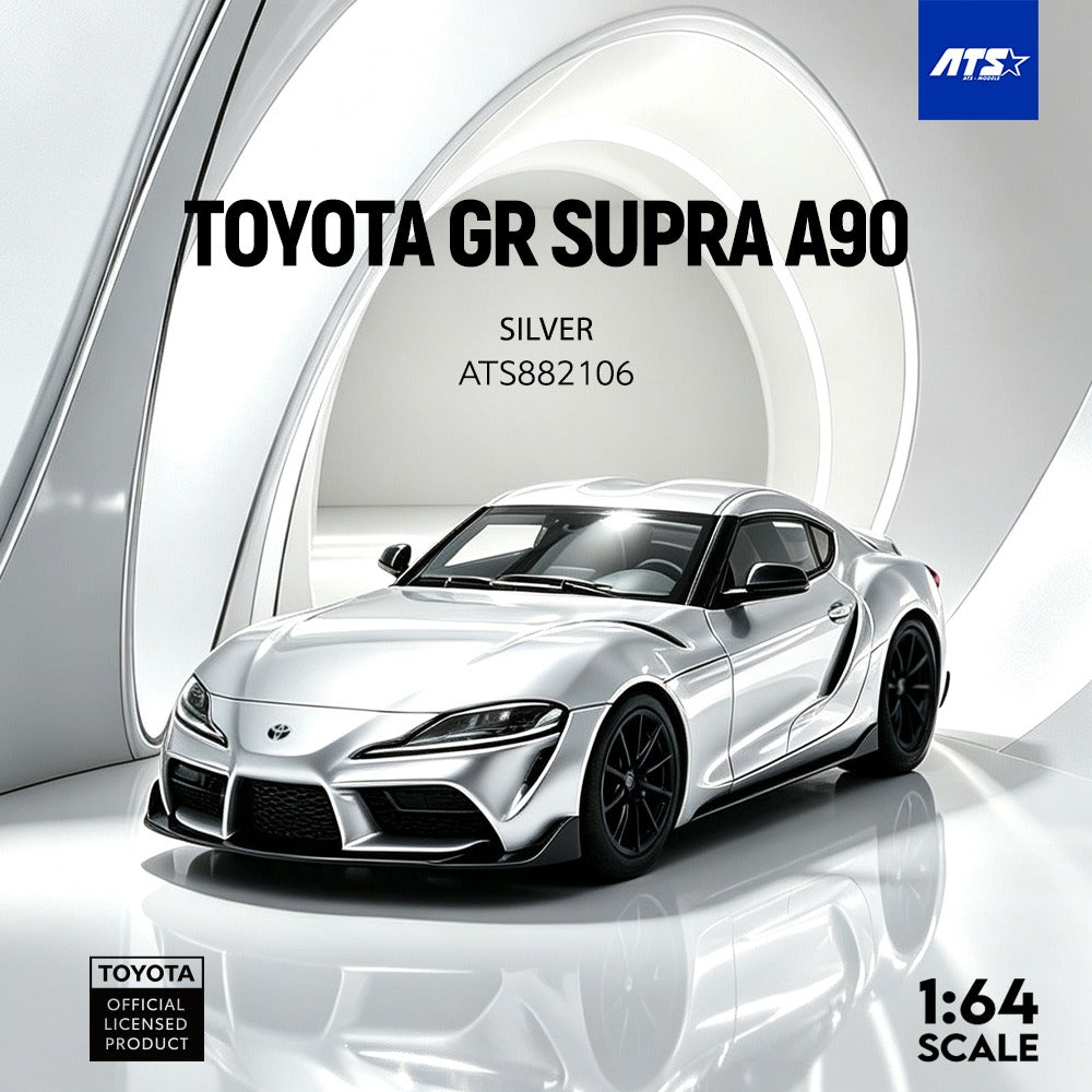 *PRE-ORDER* Toyota GR SUPRA A90, 1:64 Scale (Silver)