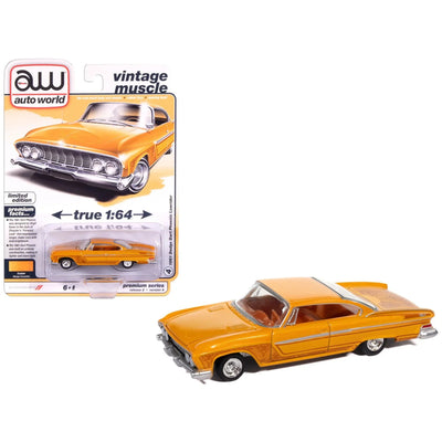 Auto World Dodge Dart Phoenix Lowrider 1961 Orange 1:64 Scale Diecast Model
