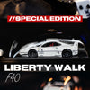 INNO64 Liberty Walk F40 D/STANDS White Chase Car 1:64 Scale Diecast Model (HEC 2026)