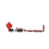 PRE-ORDER Time Micro Mercedes-Benz Flatbed Hauler Trailer Red 1:64 Scale Diecast Model