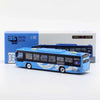 95 Creative Culture Hybrid City Bus Blue 1:110 Scale Diecast Model