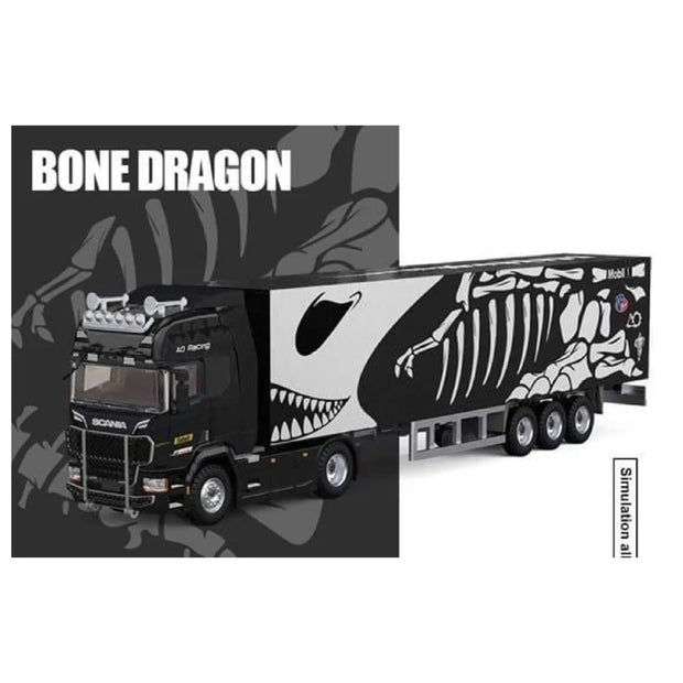 CoolCar Scania Container Truck – Dinoco Livery 1:64 Scale Diecast Model