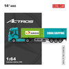 PRE-ORDER Time Micro CC Mercedes-Benz Actros Cargo Container Truck Blue 1:64 Scale Diecast Model