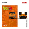 Premium scale diecast model car  – Hino H300 Transport Trailer - Dragon Ball Livery, 1:64 Scale Collectible