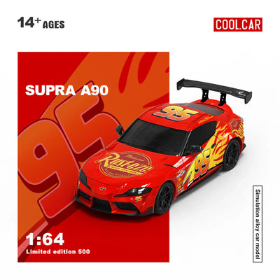PRE-ORDER Time Micro A-Speedmaster A90 Lightning McQueen Livery Job Limited Edition 500 pcs 1:64 Scale Diecast Model