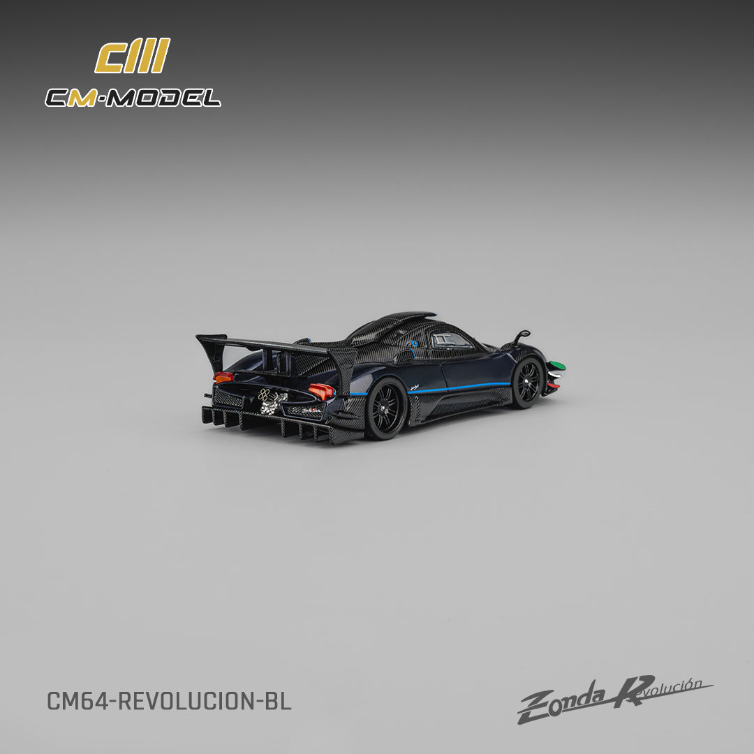 CM Model - Pagani Zonda Revolución - Metallic Blue - 1:64 Scale Model product image