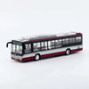 95 Creative Culture Standard City Bus Maroon & Grey 1:110 Scale Diecast Model