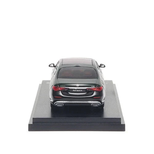 ALMOST REAL Mercedes-Benz Maybach S 680 V12 Edition 2025 Olive Metallic & Obsidian Black 1:64 Scale Diecast Model