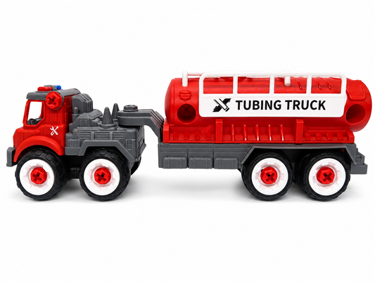 FC22 DIY Puzzle Assemble Fire Trailer Toy