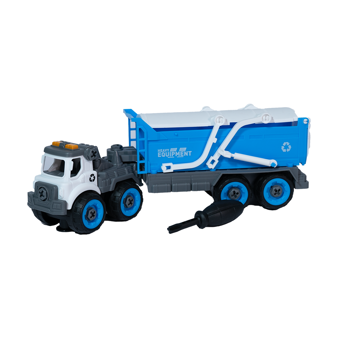 FC21 DIY Puzzle Assemble City Trailer Toy