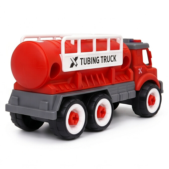 FC22 DIY Puzzle Assemble Fire Trailer Toy