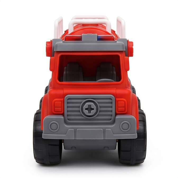 FC22 DIY Puzzle Assemble Fire Trailer Toy