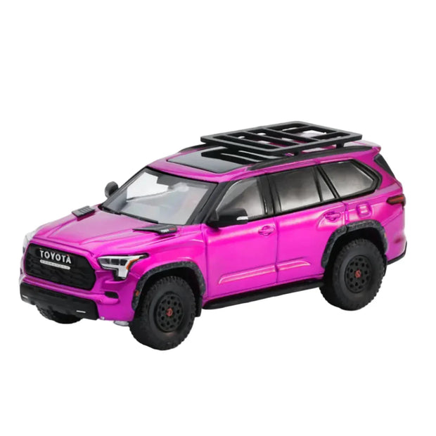 GCD Toyota Sequoia TRD Pro Chrome Purple 1:64 Scale Diecast Model