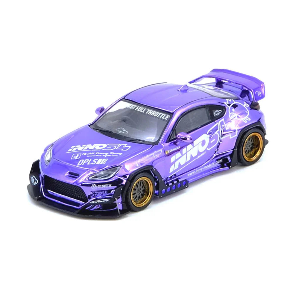 INNO64 Toyota GR86 Pandem Hobby Expo Beijing 2025 Event Edition 1:64 Scale Diecast Model (Purple Chrome)