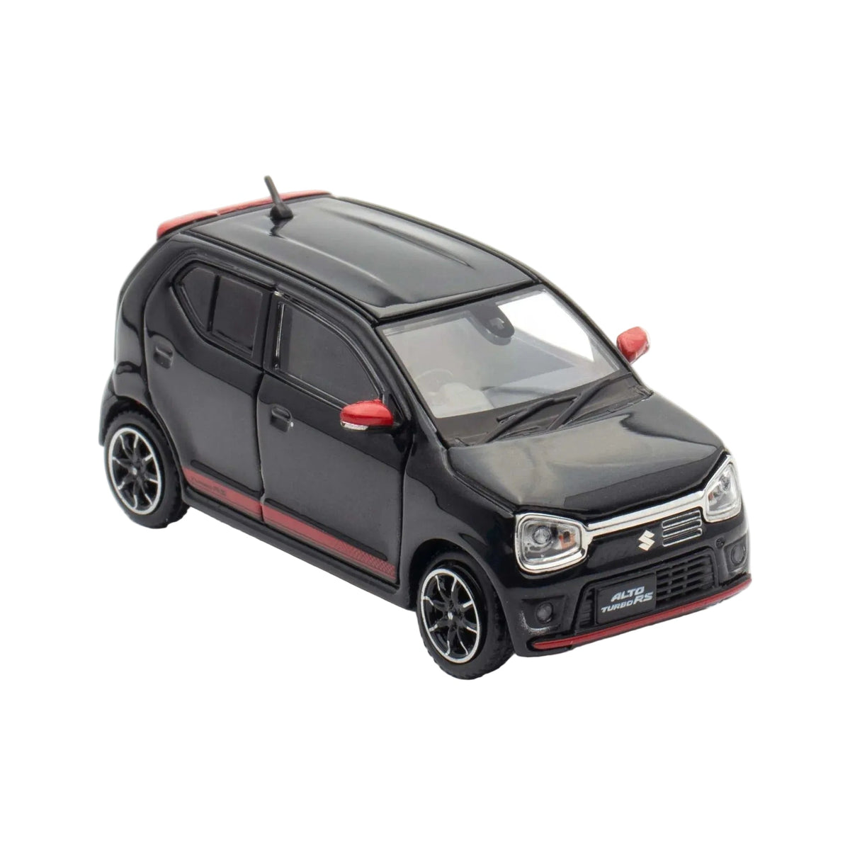 Suzuki Alto Works RS (HA36S), 1:64 Scale (Black)