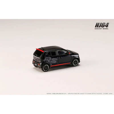 Suzuki Alto Turbo RS (HA36S) RS Decal Tune, 1:64 Scale (Black)