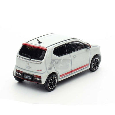 Suzuki Alto Turbo RS (HA36S) RS Decal Tune, 1:64 Scale (Pearl White)
