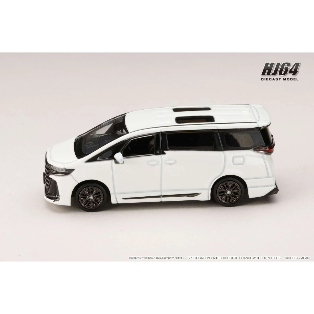 Toyota Vellfire Z Premier Hybrid, 1:64 Scale (White)