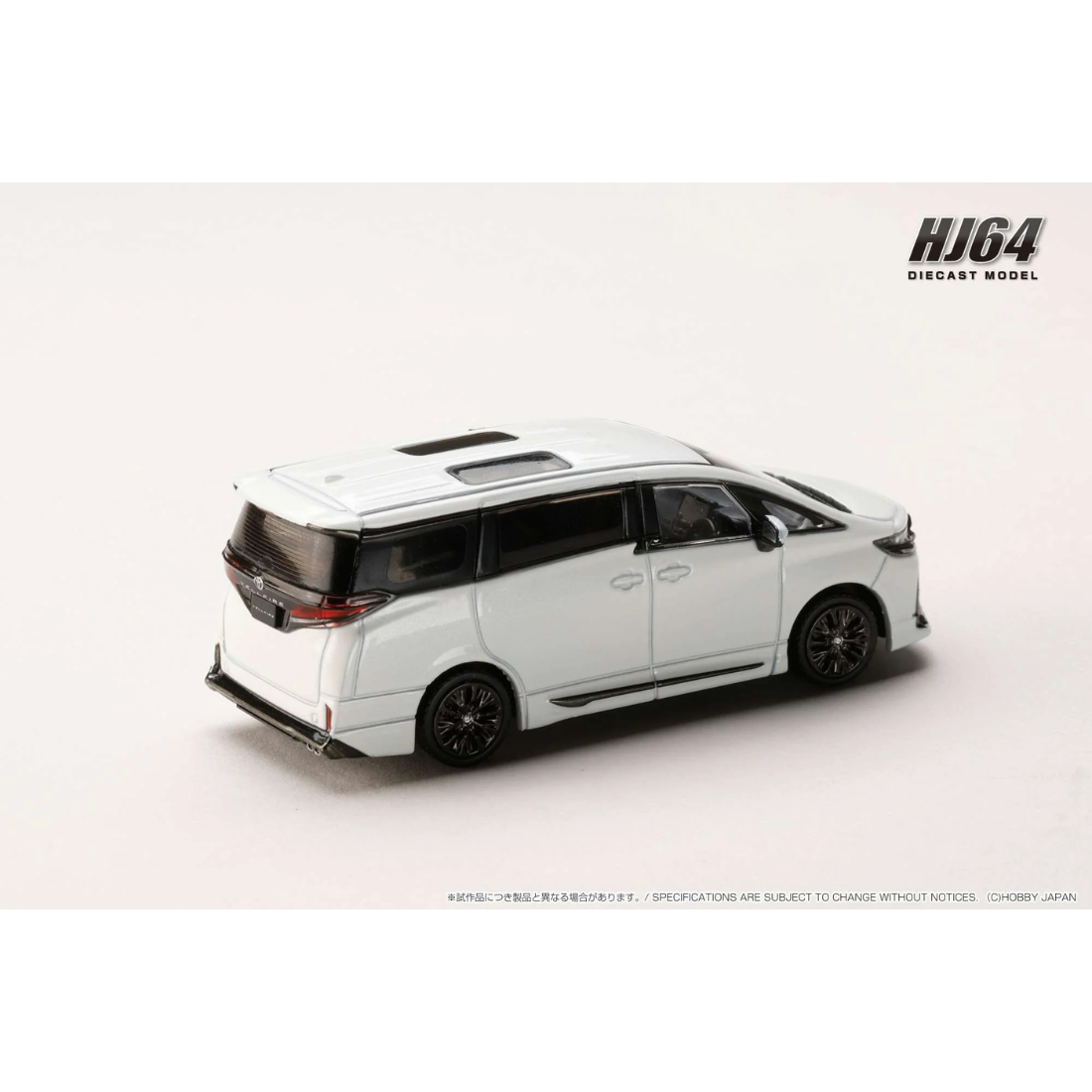 Toyota Vellfire Z Premier Hybrid, 1:64 Scale (White)