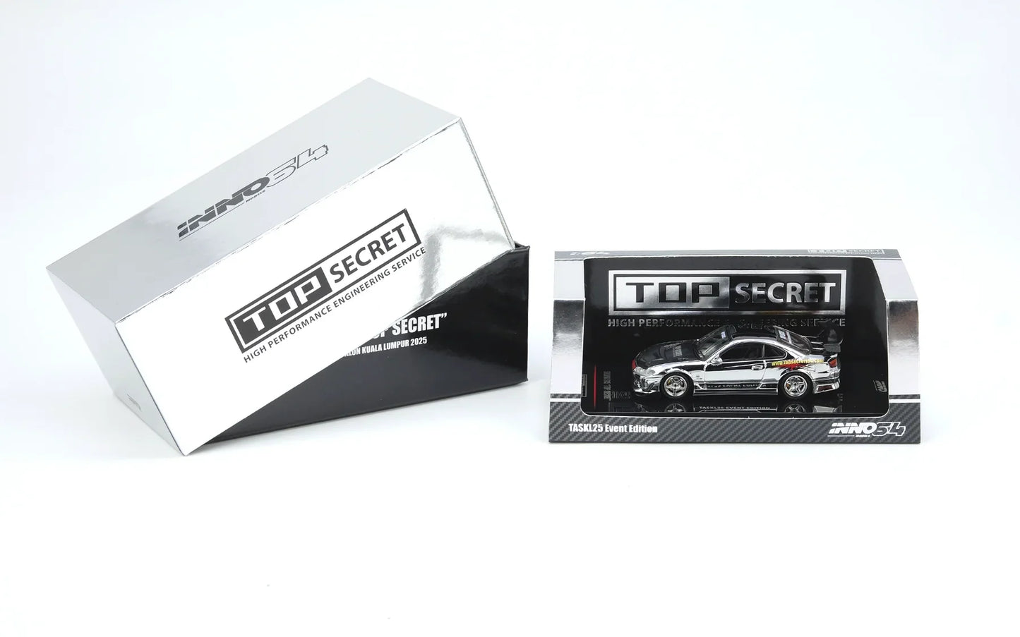 INNO64 Top Secret Silvia S15 Tokyo Auto Salon Kuala Lumpur 2025 Event Edition 1:64 Scale Diecast Model