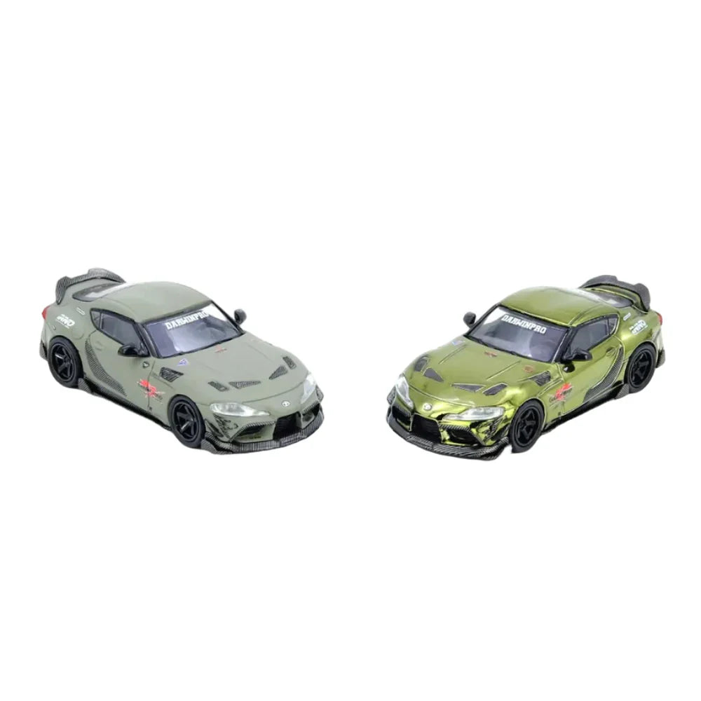 INNO64 Toyota Supra A90 Darwin Pro Matt Green 1:64 Scale Diecast Model (Pre-Order)